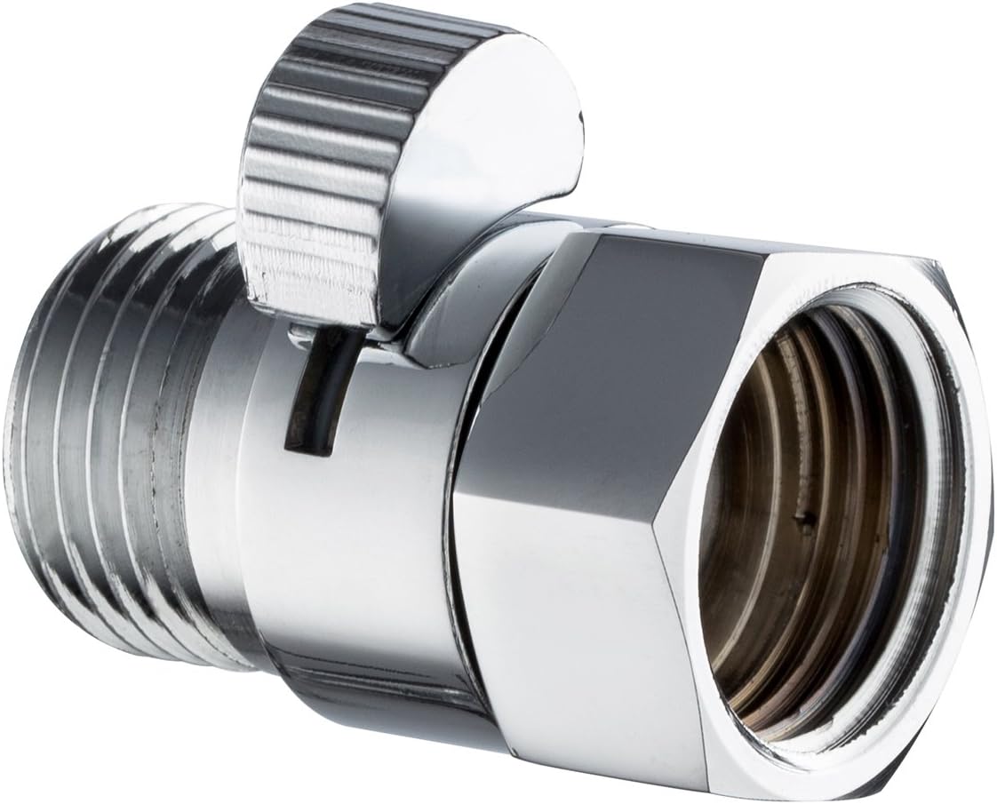 G1/2" Brass Shower Head with Shut-Off Valve for Bidet Bathroom Sprayer-Cloth Diaper Sprayer Shattaf Rinse by Prosloom-Chrome