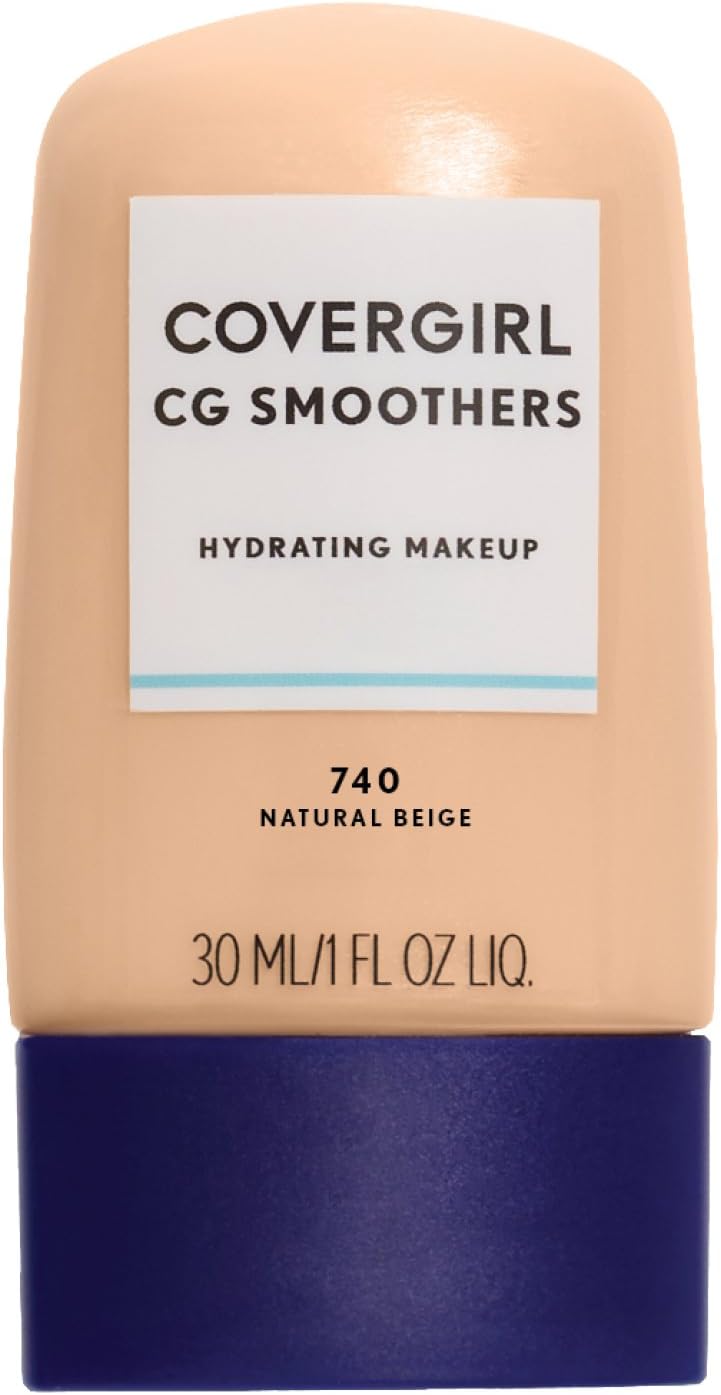 COVERGIRL Smoothers Hydrating Makeup Natural Beige, 1 oz