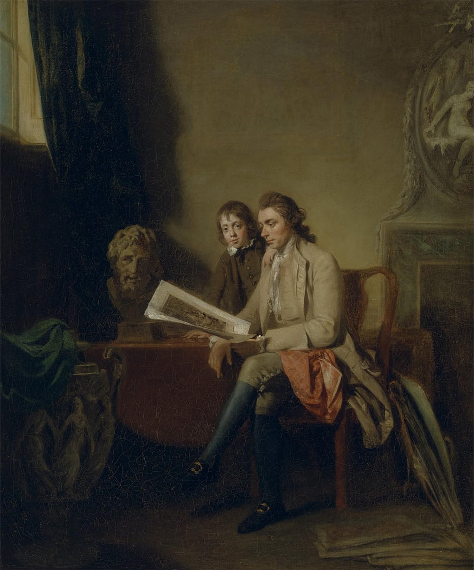 Affiche d'art de célèbres tableaux avec impression sur toile Mortimer Prints