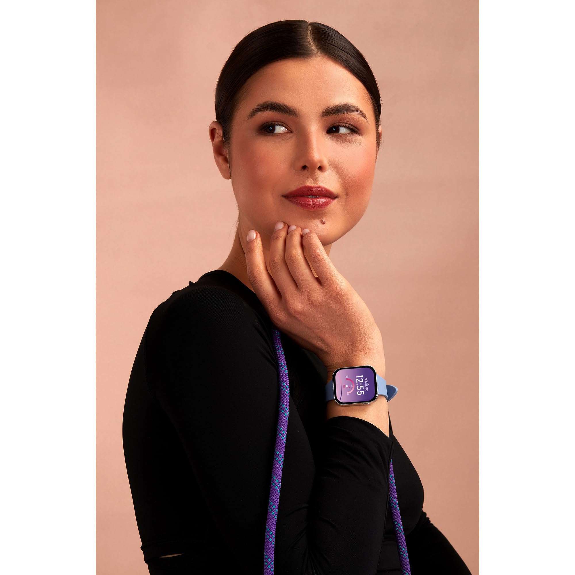Morellato Smartwatch Donna, Digitale, Cinturino in Silicone, Cassa 35 mm, Collezione M-04 - R0151173502