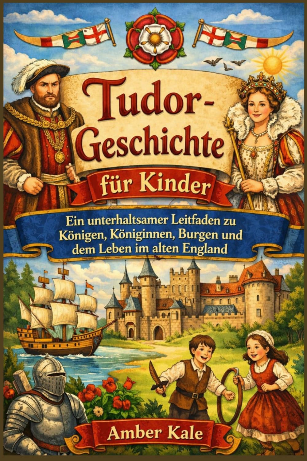 Tudor-Geschichte für Kinder: Ein unterhaltsamer Leitfaden zu Königen, Königinnen, Burgen und dem Leben im alten England
