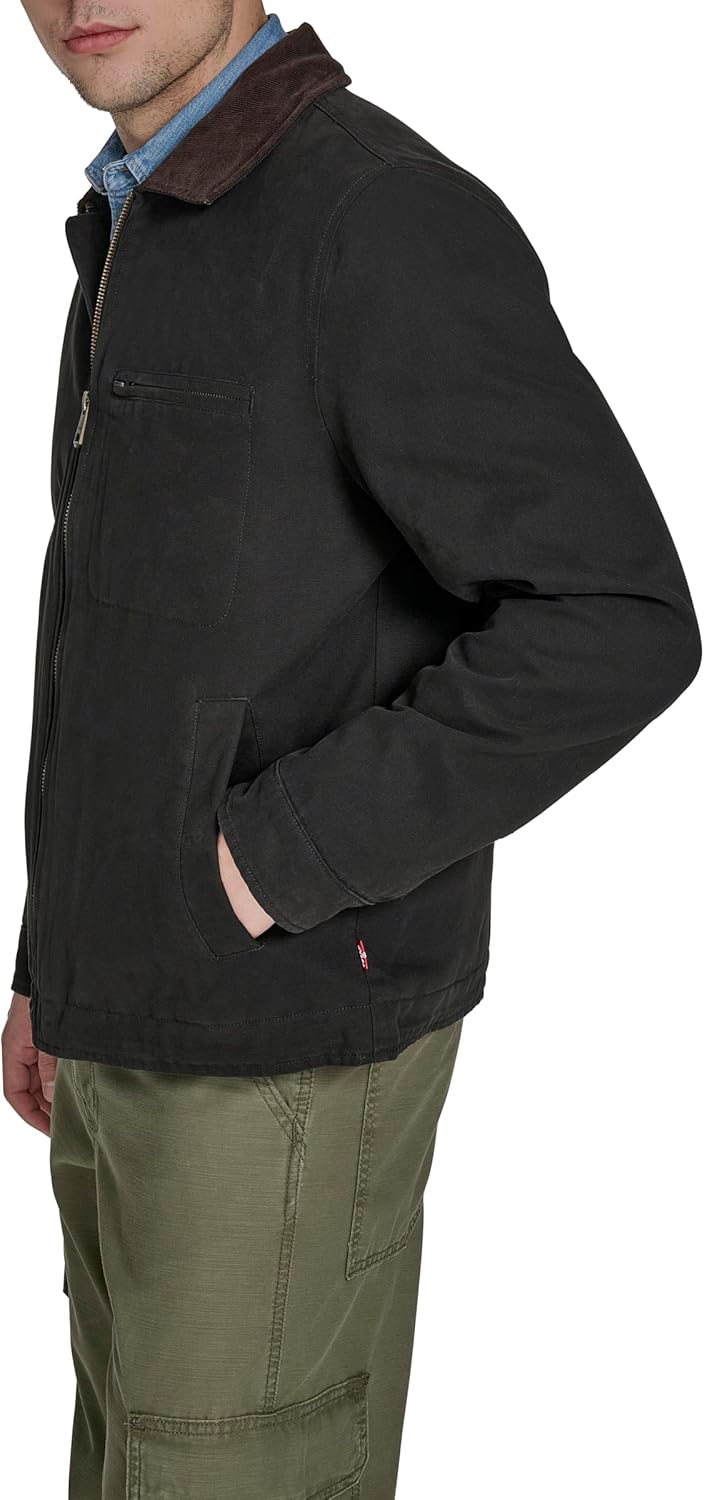 Levi's mens Cotton Depot Jacket With Corduroy Collar - Image 4