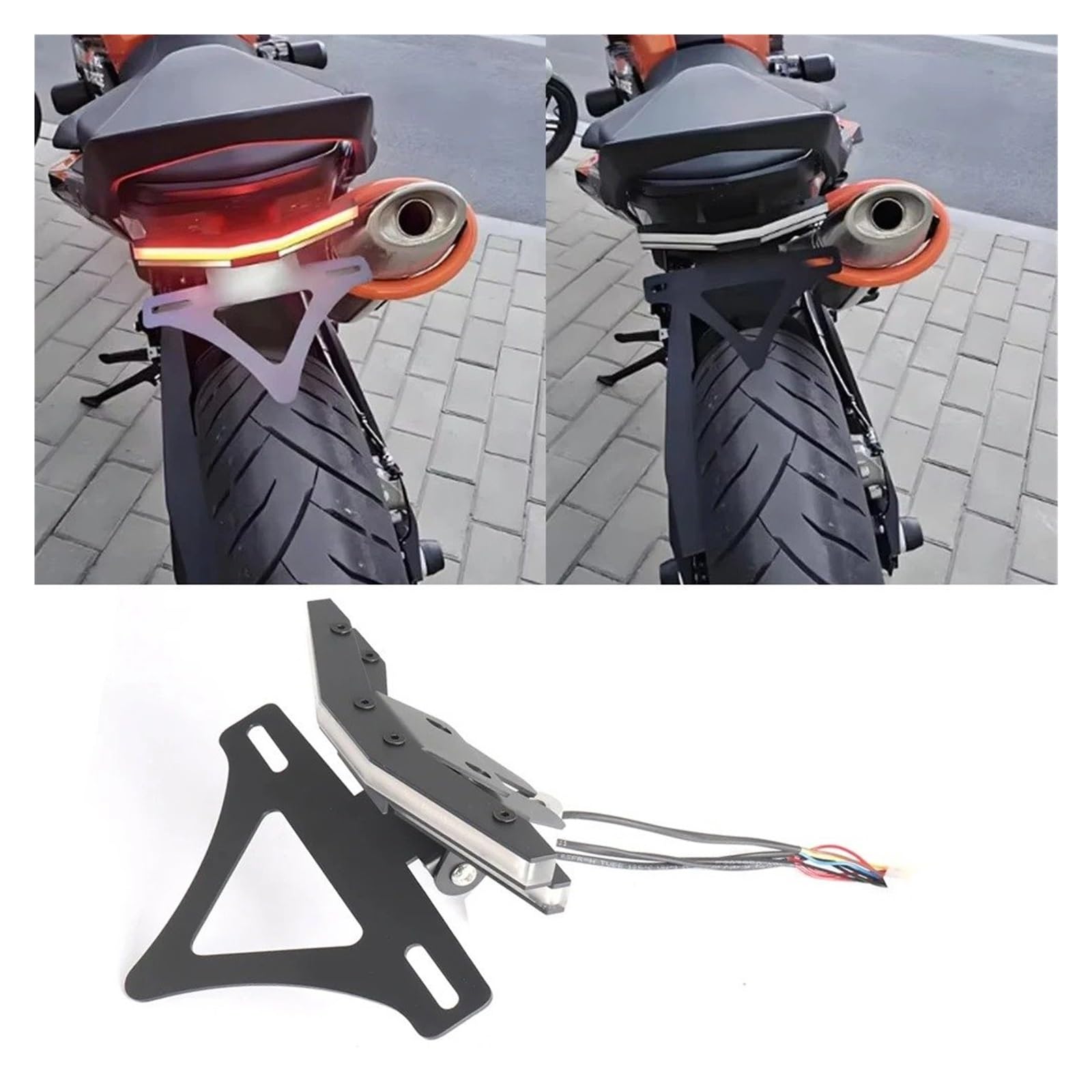 Porta targhe Moto Per 790 890 2018-2025