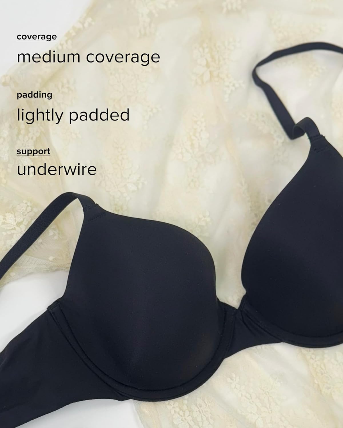 b.tempt'd Women's Fit Lightly Padded Underwire T-Shirt Bra, 953380 - Image 5