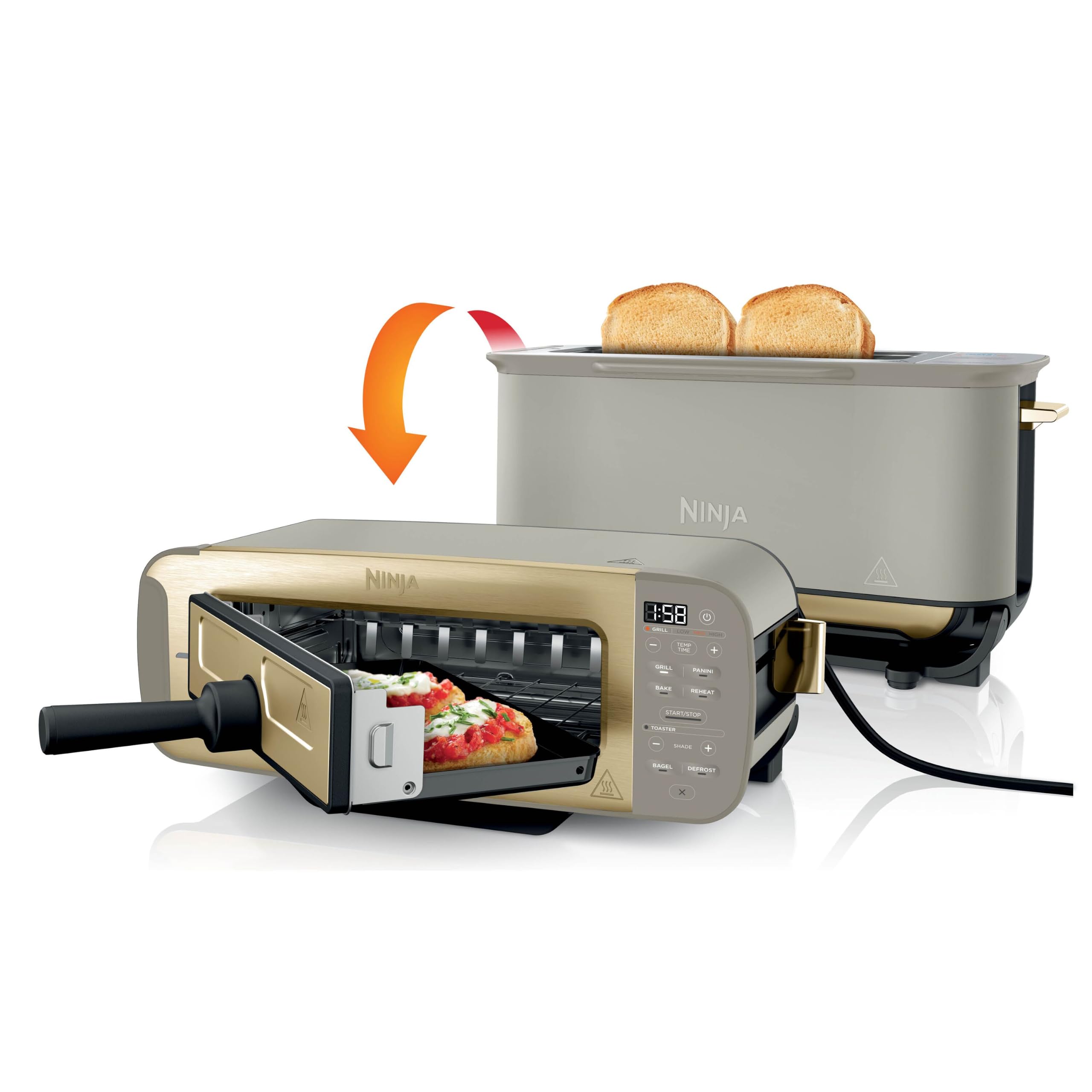 Ninja Foodi 3-in-1 Toaster, Grill and Panini Press with Flip