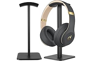 Versatile Headphone Holder Stand for Desk | Sturdy Aluminum Hanger for All Headphones