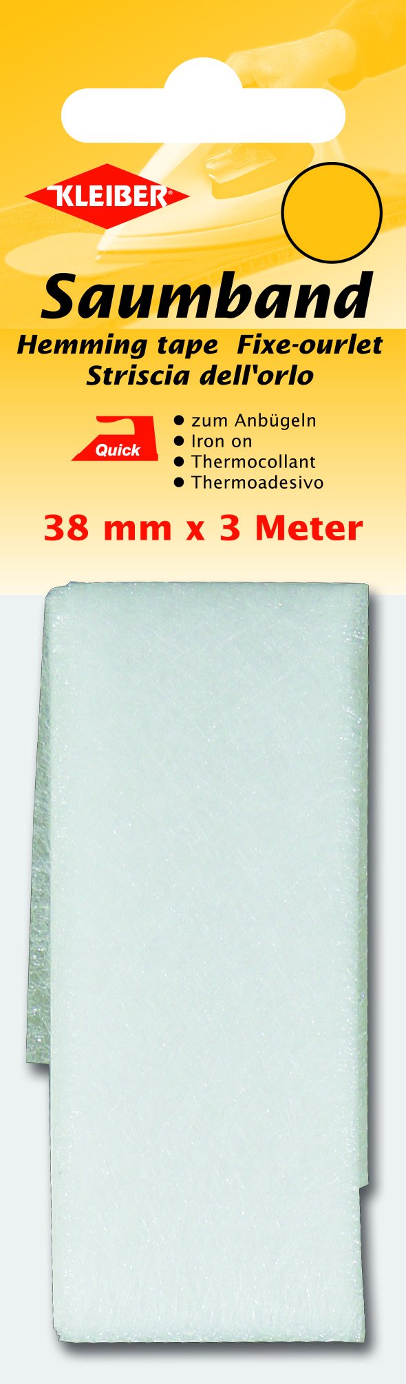 Kleiber 352-02 38 mm x 3 m Hemming Tape