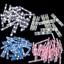 100 conectores de alambre termorretráctiles impermeables para soldadura 26-10 AWG