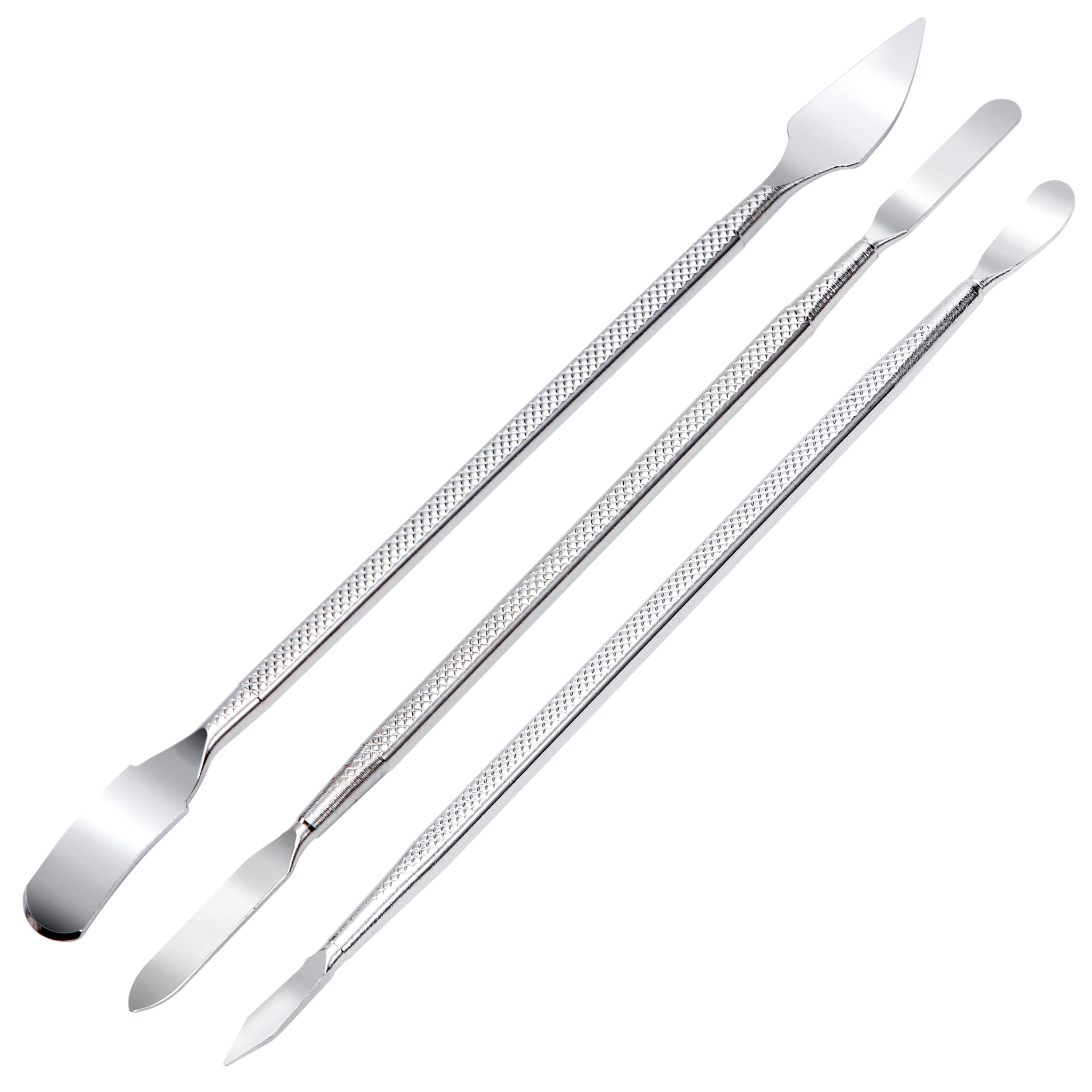 3 Pezzi Strumento di Smontaggio del Piede di Porco in Metallo Set di Spudger in Metallo a Doppia Estremità per Tablet iPad Laptop Dispositivo Elettronico Telefoni Cellulari