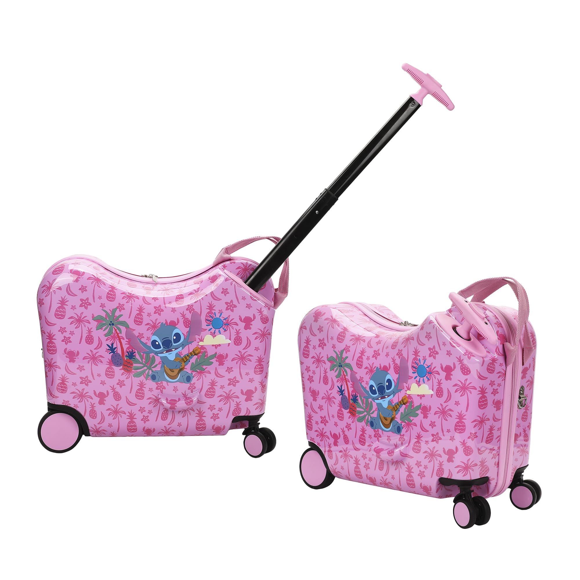 Bioworld Lilo & Stitch Tropical Stitch Ride-On Luggage For Kids & Toddlers