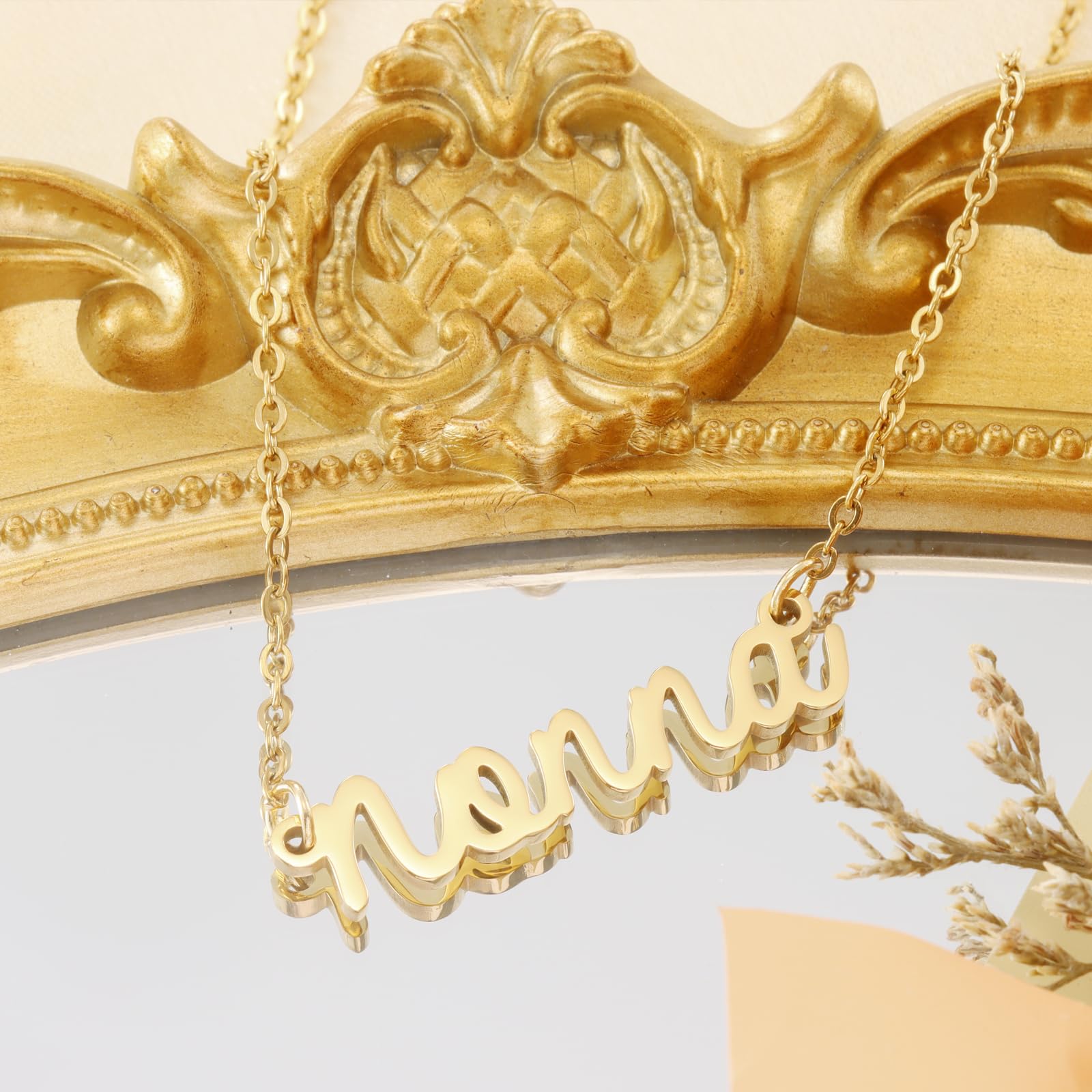 Kivosliviz Gift for Nonna Necklace Women from Grandkids Best Birthday Jewelry Nonna Necklace