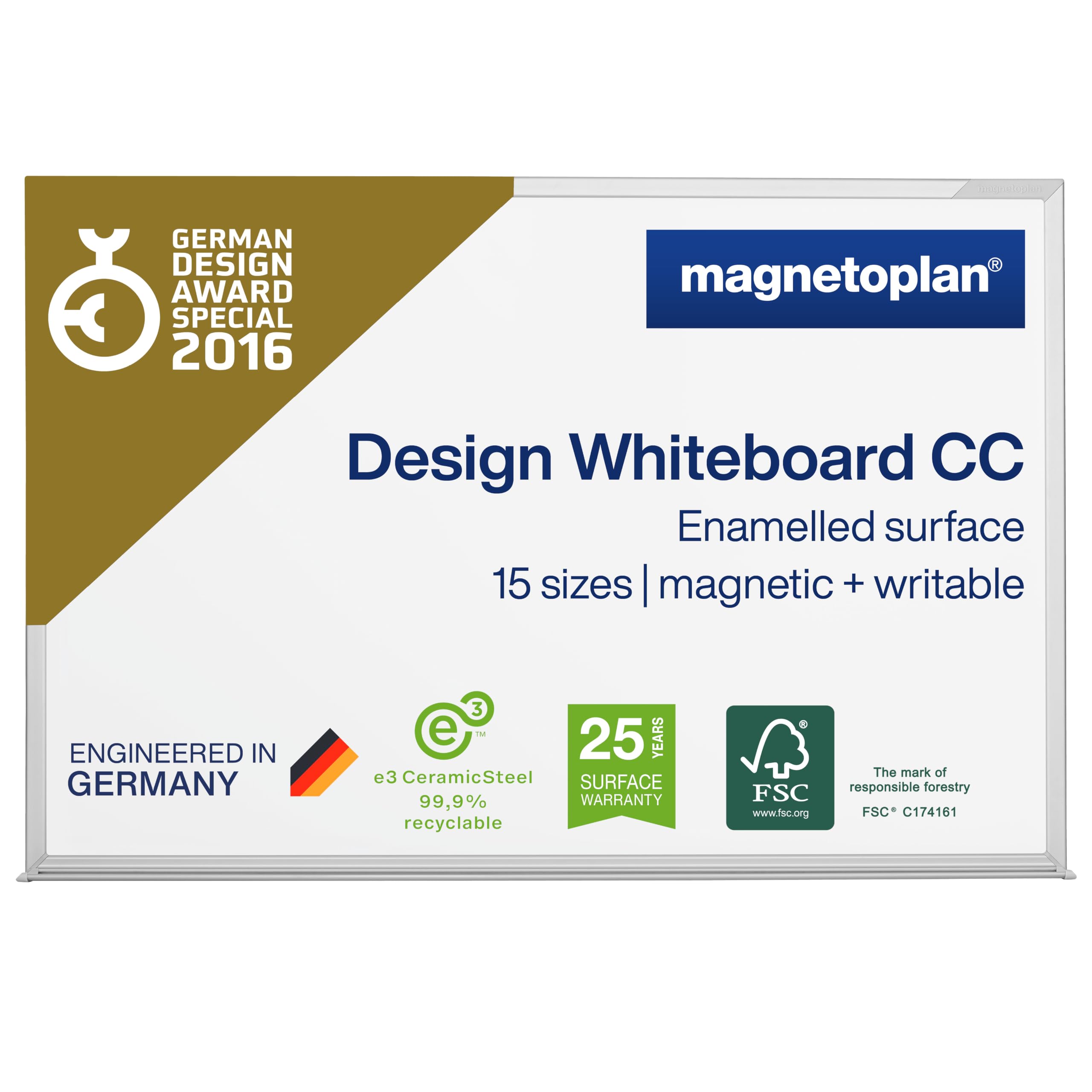 magnetoplan Designerska tablica suchościeralna CC, 900 x 1200 mm