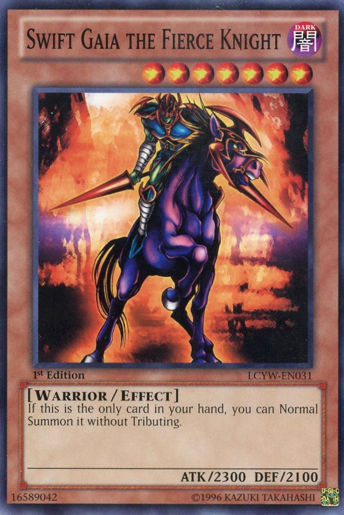 Amazon.com: YU-GI-OH! - Swift Gaia The Fierce Knight (LCYW-EN031 