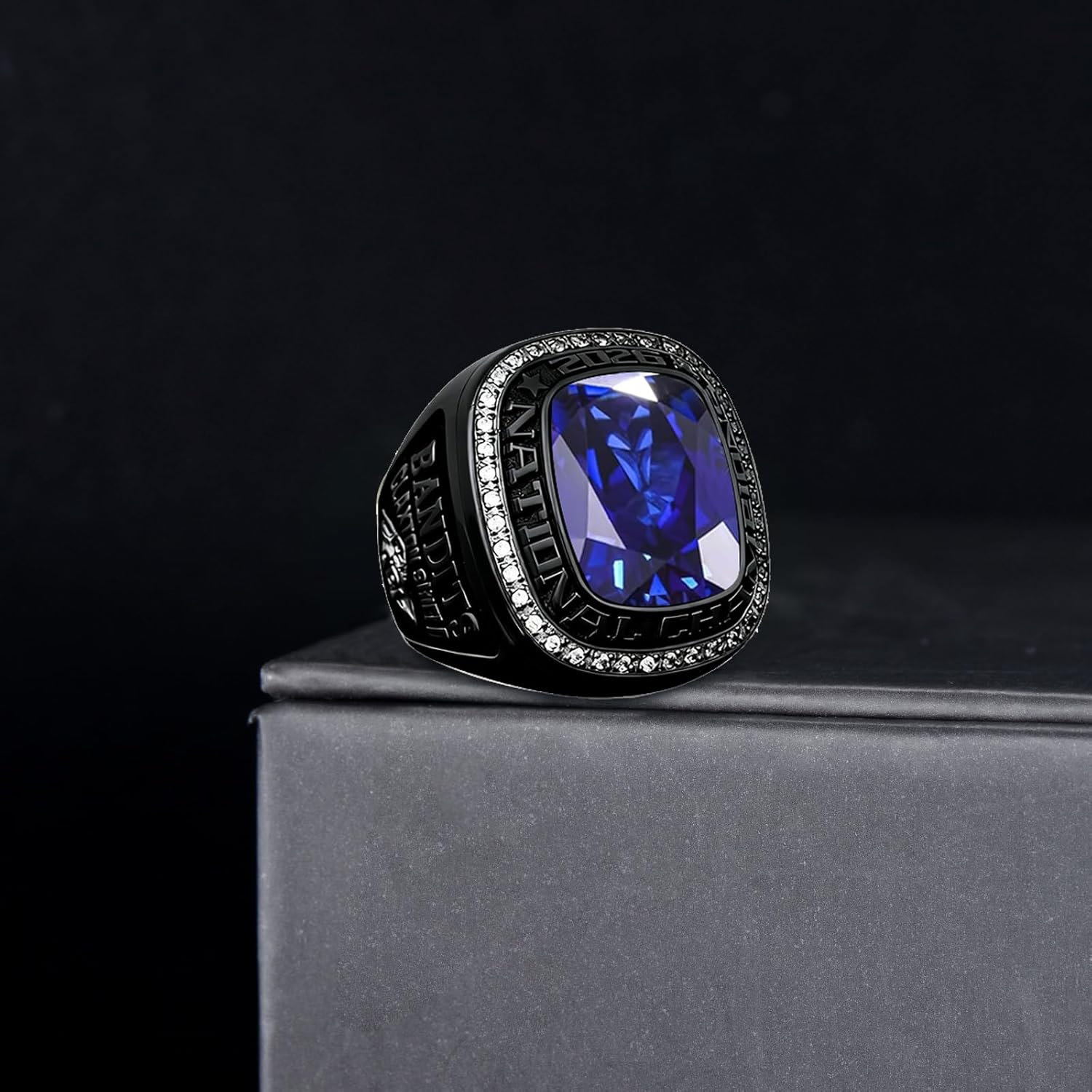 Class Rings for Men High School 2025,2026, 925 Sterling Silver College Graduation Ring, Senior University Men's Class Ring Customizable, Personalized Champion Rings Graduation Jewelry Gift