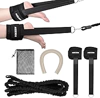 Vista 9 de Hikeen Cinturón de entrenamiento de natación - Correa de 4M para nadar en su lugar, arnés estacionario, cinturón de resistencia acuática