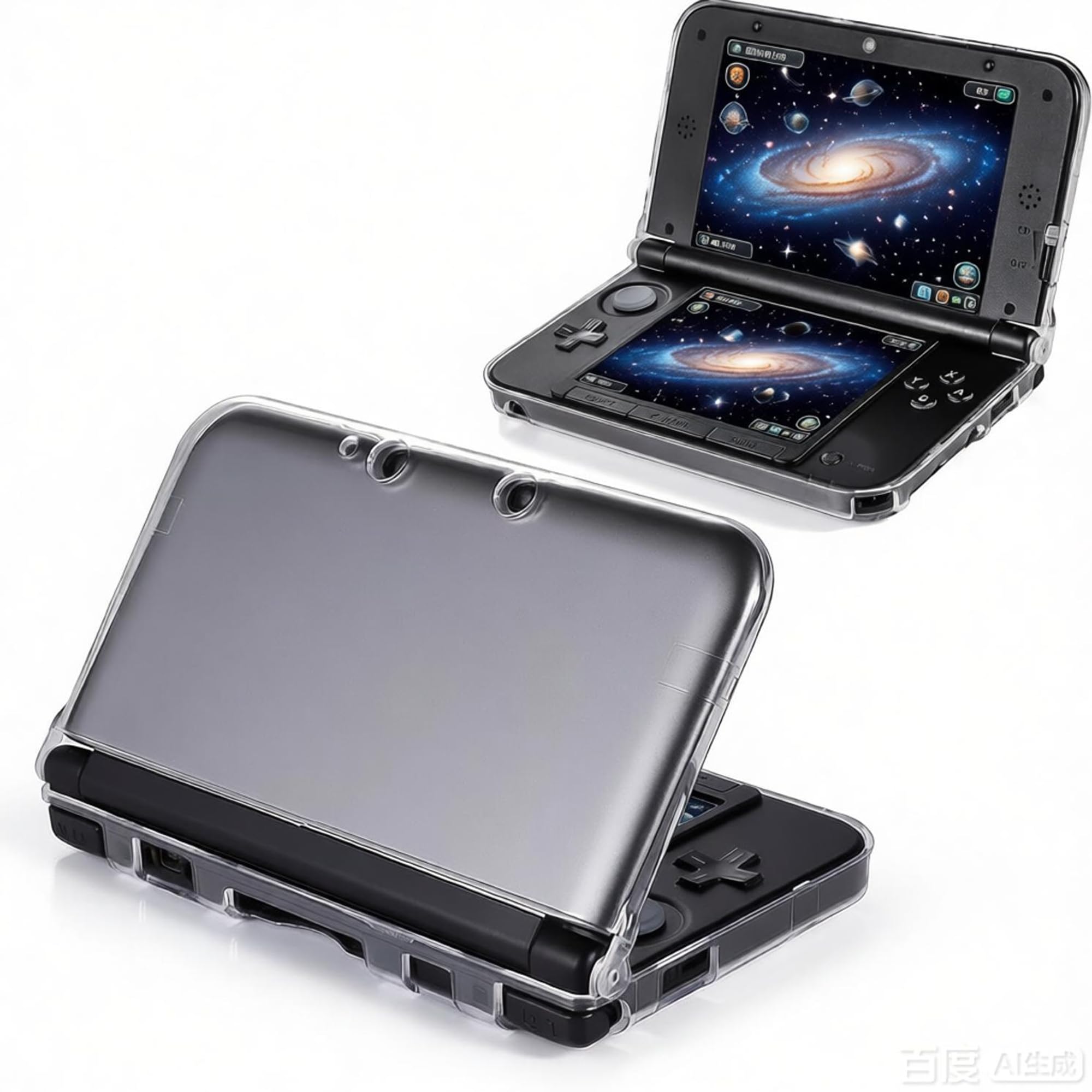 Coque de protection rigide transparente anti-rayures pour 3DS XL | Anti-rayures, coque rigide, matériau PC