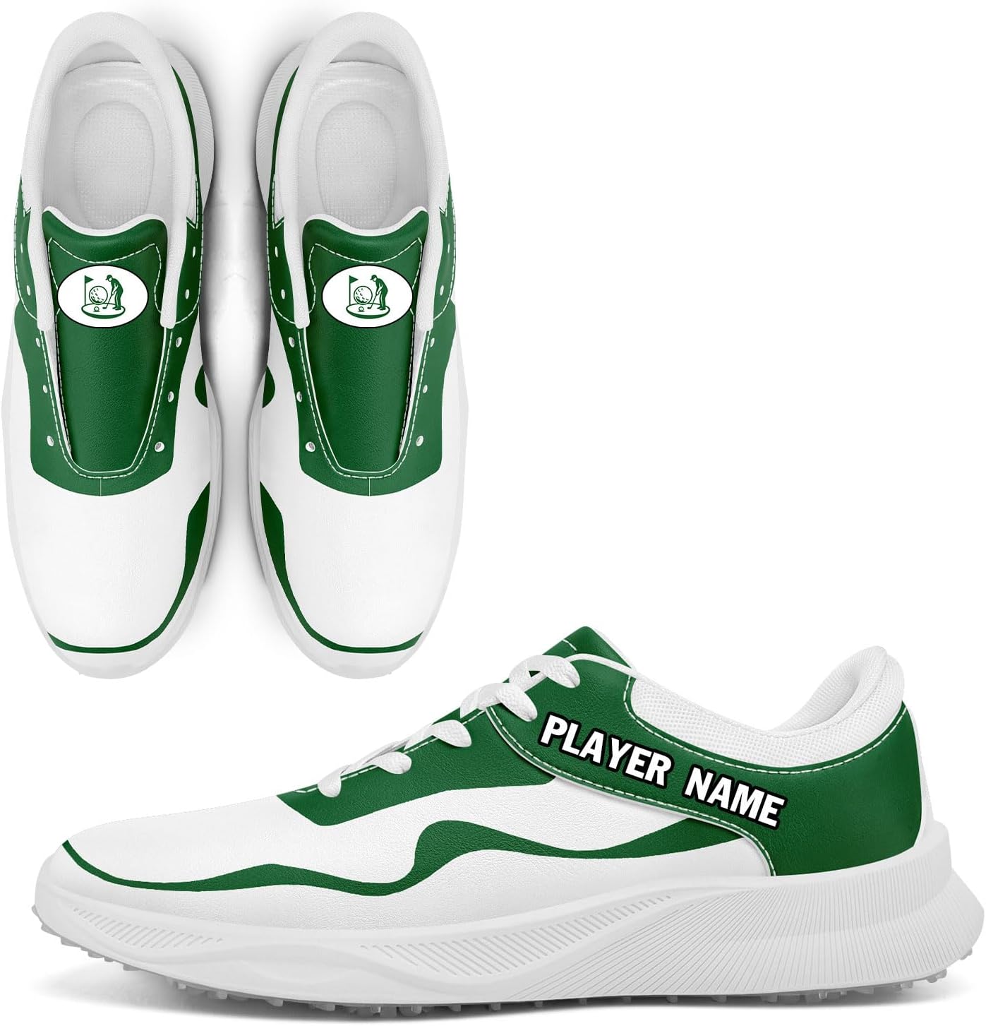 Custom Golf Shoes for Player Men's Women's Outdoor Daily-wear Personal Golf Clubs Teams Non-Slip Comfort Grass Sports Sneaker