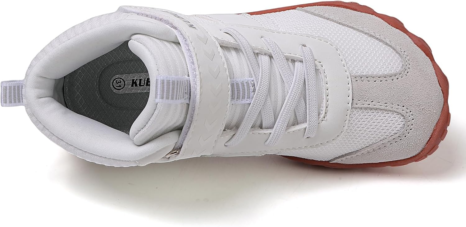KUBUA Kids Barefoot Shoes Boys Girls High Top Minimalist Zero Drop Sneakers for Tennis Walking Hiking Athletic Little Big Kid - Image 5