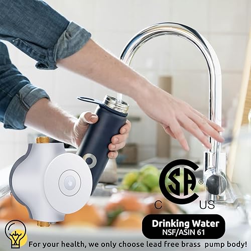 Miniatura 5 de Smart Instant Hot Water Recirculating Pump System NSF/ANSI 61 & 372 for Tanked, Tankless Water Heater 3 speed Bulit-in Thermostat Recirculating Pump