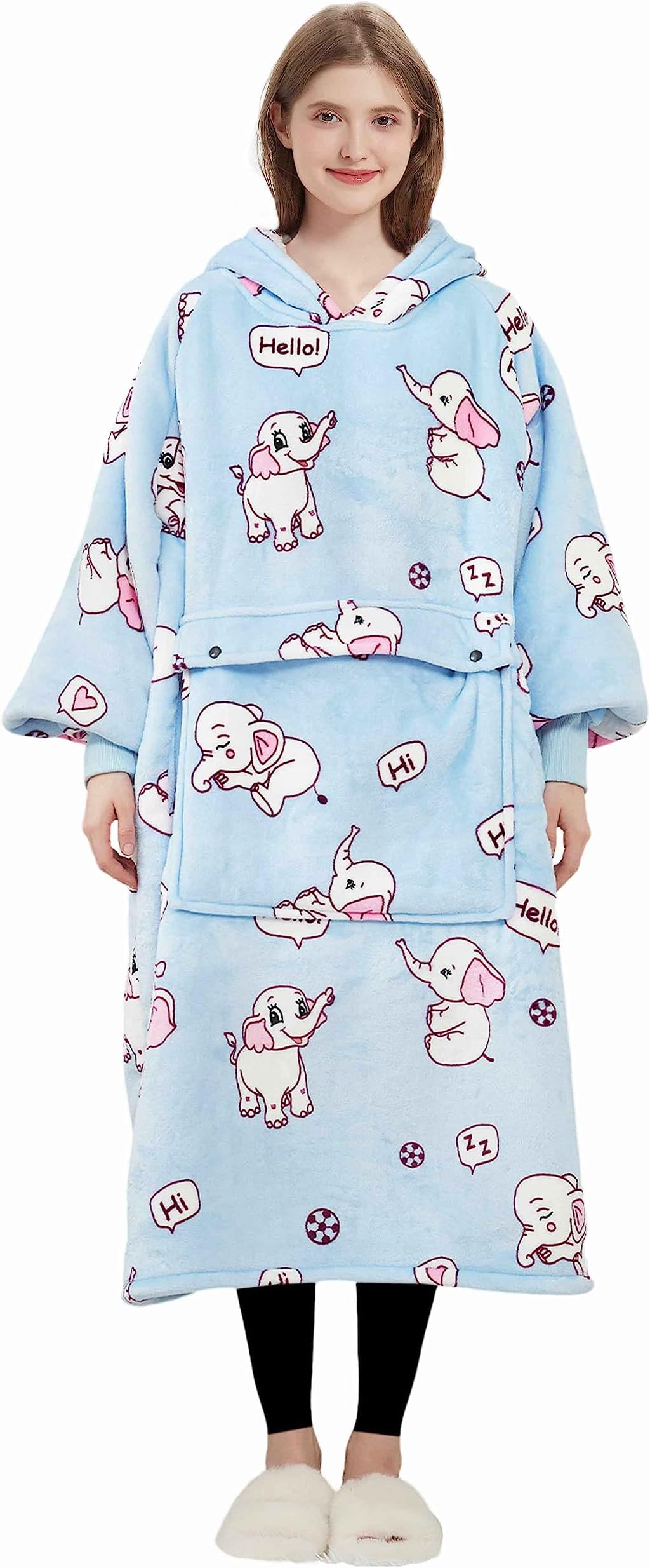 KFUBUO Unisex Child Wearable-blankets Wearable-blankets
