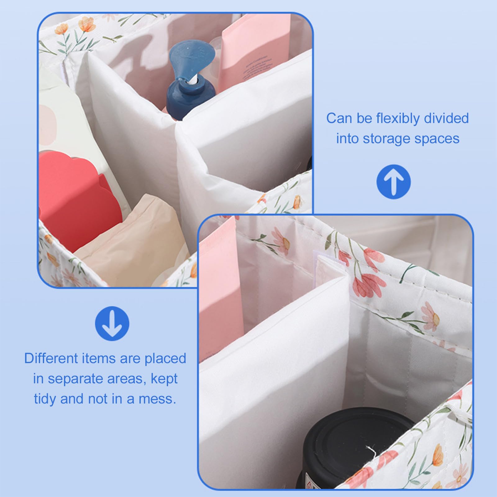 Organizer na pieluchy dla niemowląt, kosz do przechowywania, prezenty na baby shower, biały