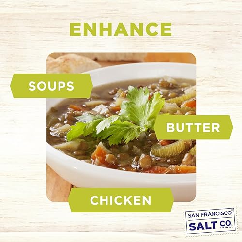 Miniatura 5 de Sal marina de romero y limón orgánica 2 libras por San Francisco Salt Company