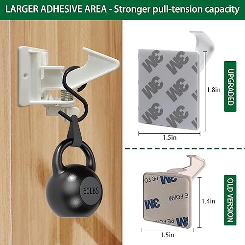 Miniatura 5 de Vmaisi Paquete de 10 cerraduras de gabinete para bebés, cerraduras de seguridad para bebés, 3.5 pulgadas más largas, armarios a prueba de bebés con