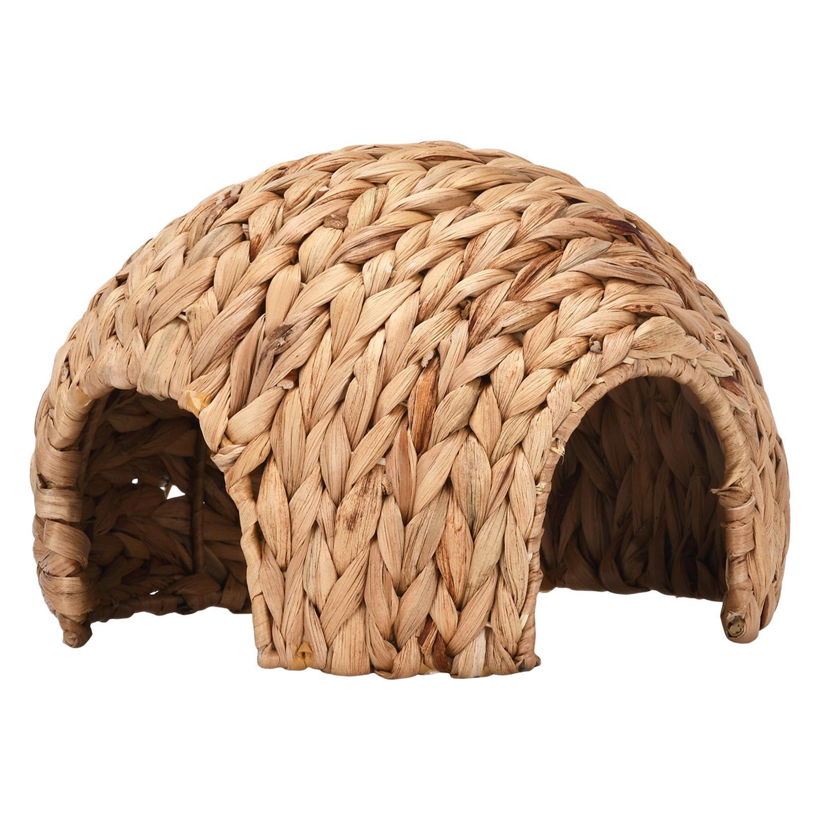 Casa para Conejos Tejida A Mano, Casa Segura para Cerdos De Madera, Casa Cómoda, Escondite De Conejos para Chinchilla, Conejillo De Indias