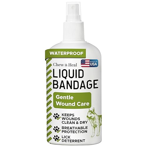 Chew + Heal Labs Liquid Bandage for Dogs 4oz Waterproof