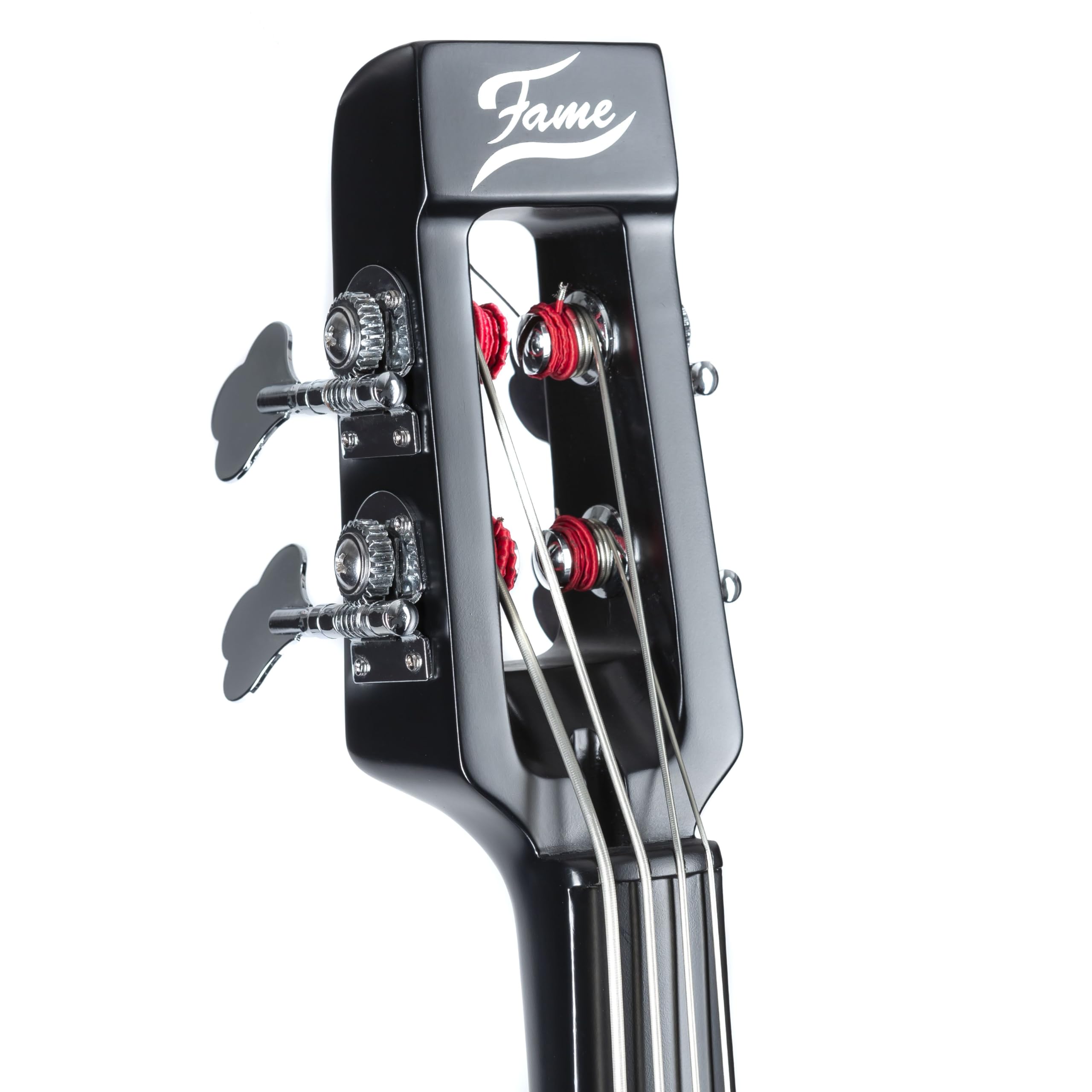Fame UB-1 Elektrischer Kontrabass Sunburst, Transportabler 3/4 Größe Bass, mit Piezo Tonabnehmer, inklusive Gig Tasche