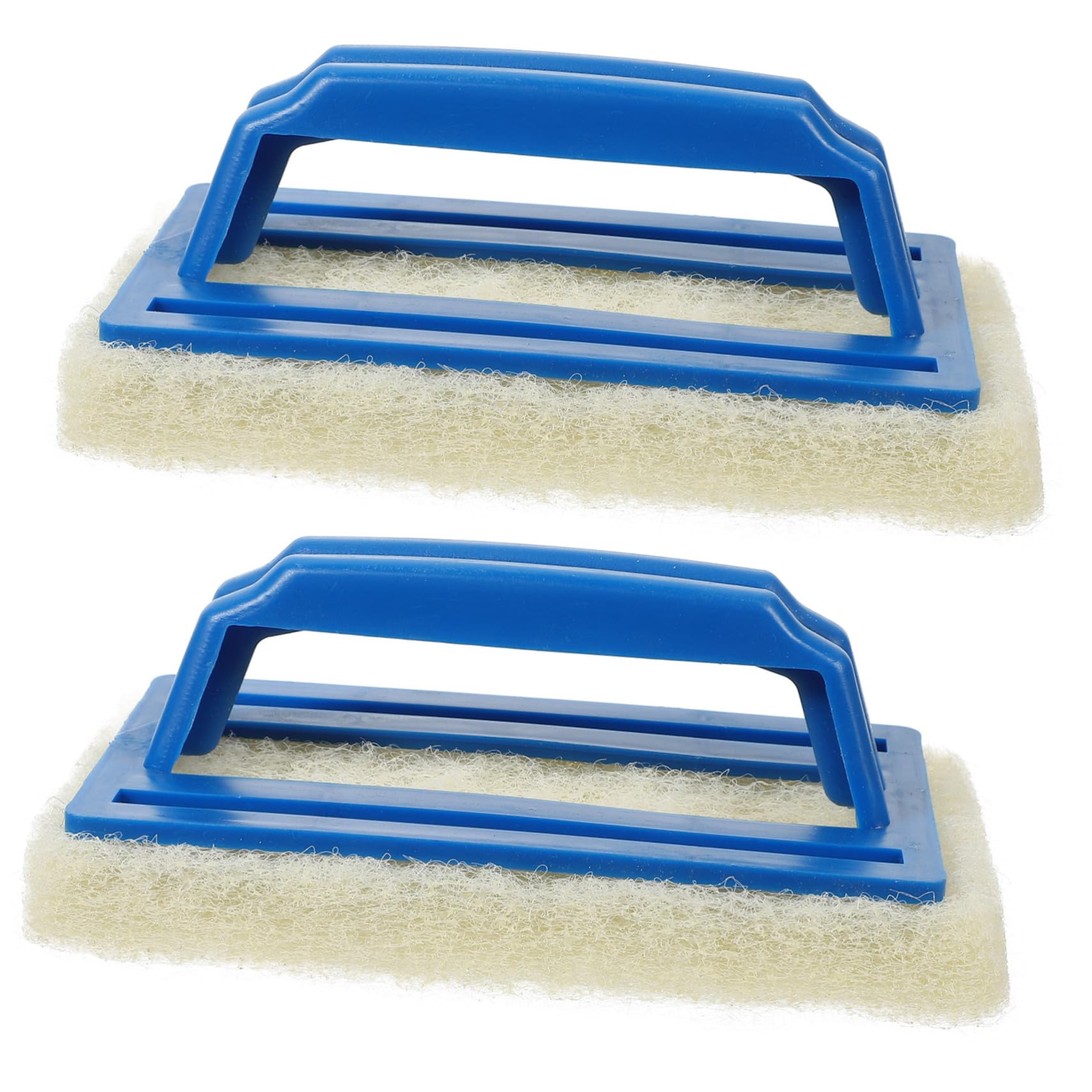 Abaodam 2Pcs Multi Purpose Scrub Brush for Swimming Pool Cleaning Brush for Grout Tile Durable Sponge for Effortless Dirt Removal for Walls Floors