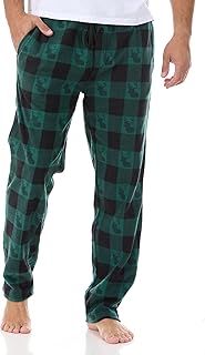 North 15 Men's Super Cozy Buffalo Plaid Micro Fleece Pajama Pants