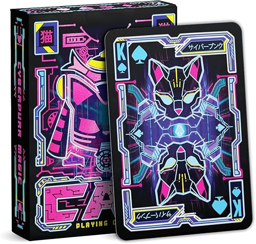 Cartas de juego de gatos para adultos, adolescentes, hombres, amigos, juegos familiares, baraja genial