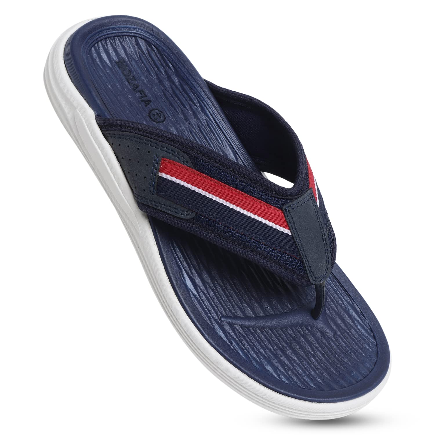 MOZAFIA Mens Comfort Walk 2.0 Navy Ultra-Light Water Resistant Slippers | Flip Flop (10 UK) (B0BZLGJKJS) Amazon Price History, Amazon Price Tracker