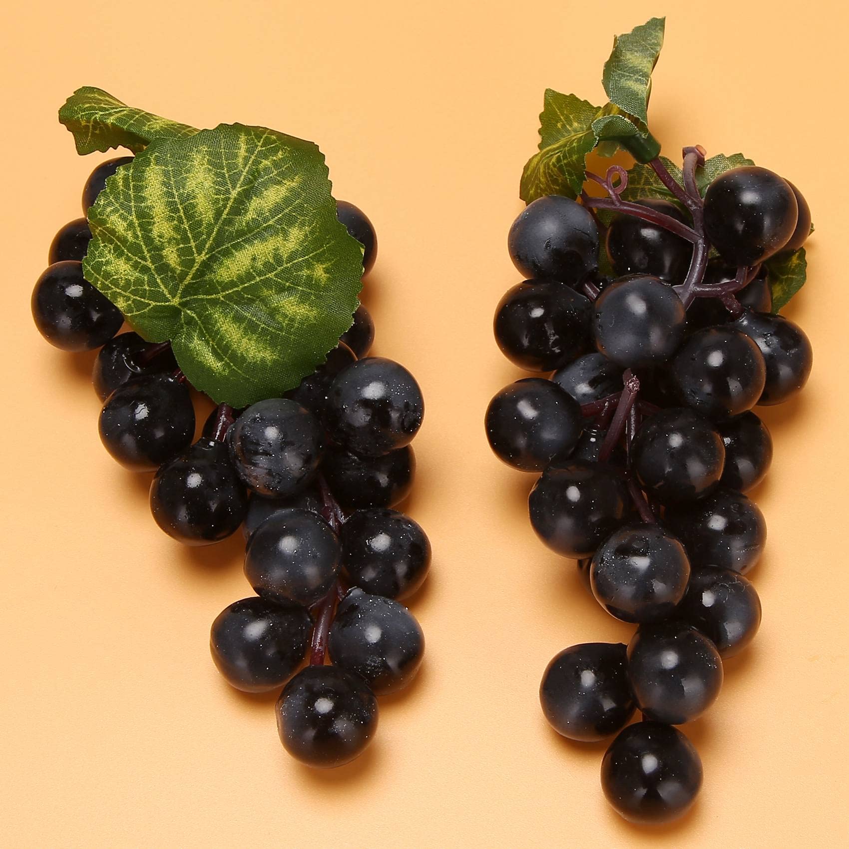 Jkjhbhged 10 Bunches of Artificial Black Fake Fruit Home House Kitchen Party Wedding Decoration Photography