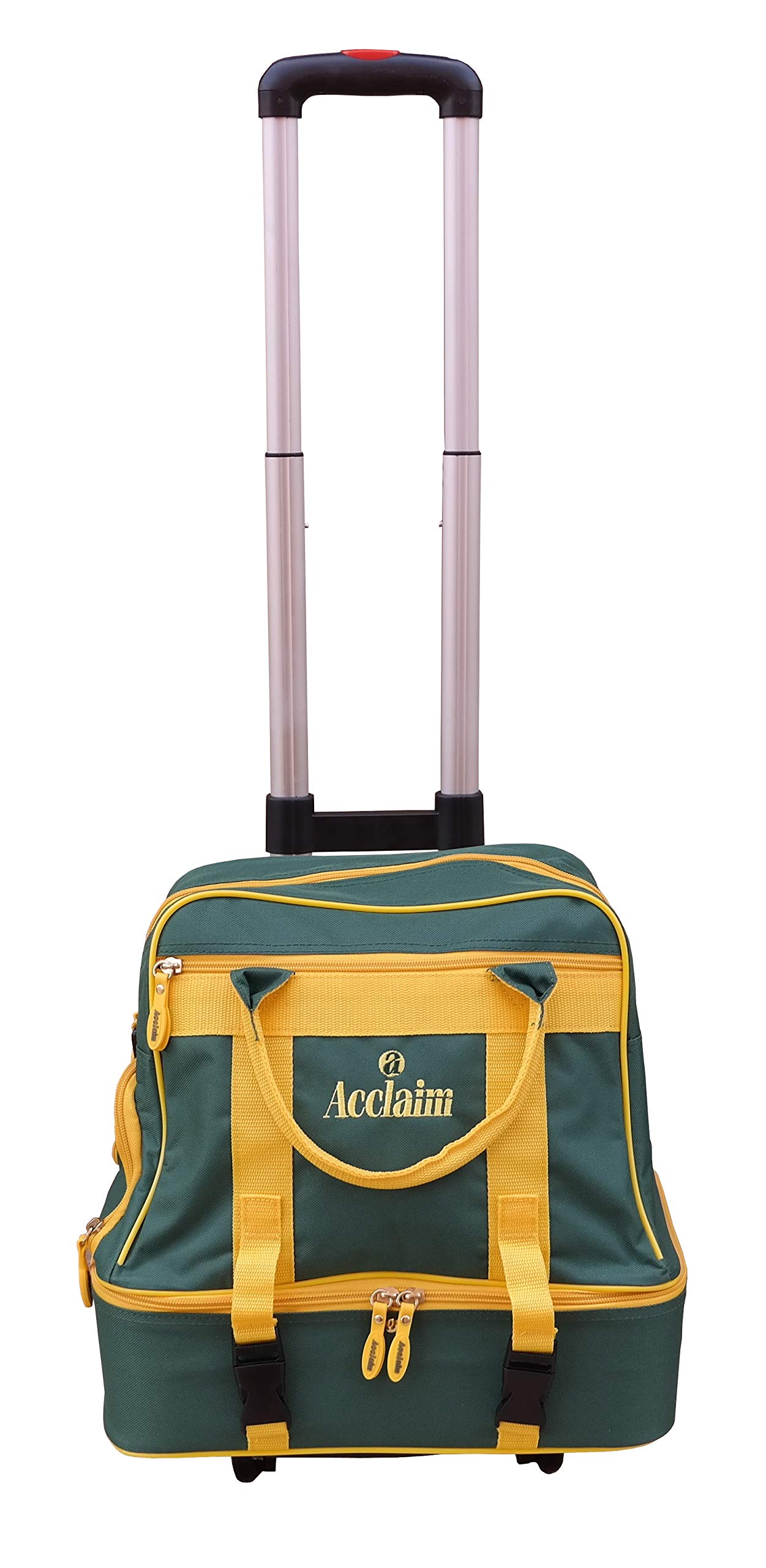 Acclaim Farne Midi Borsa da bowling in nylon 4 livelli verde manico telescopico pieghevole 96,5 cm
