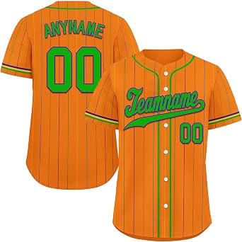 Custom Mardi Gras Baseball Jersey, Pinstripe Personalized Button Down Softball Team Shirt Game Practice Spirit Wear