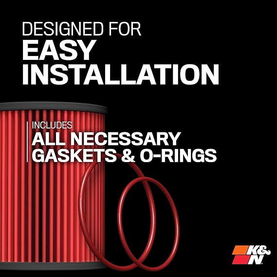 K&N Oil Filter: 20,000 Mile Engine Protection, High Capacity/High Efficiency: Compatible with Select 2014-2026 CHRYSLER/DODGE/JEEP/RAM (See Product Description for Select Products), HP-7026