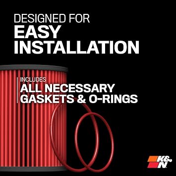 K&N Oil Filter: 20,000 Mile Engine Protection, High Capacity/High Efficiency: Compatible with Select 2014-2026 CHRYSLER/DODGE/JEEP/RAM (See Product Description for Select Products), HP-7026