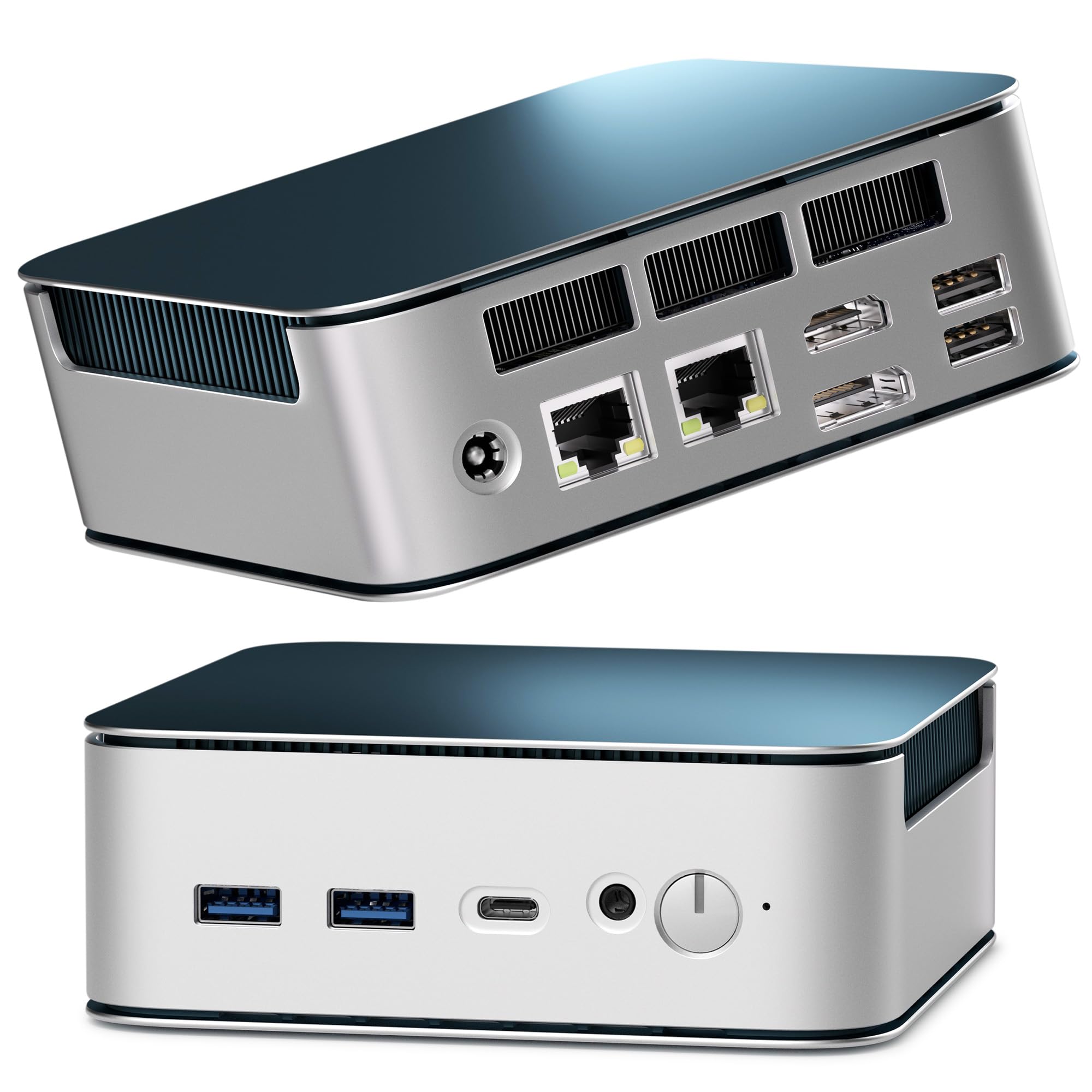 Amazon.co.jp: Getorli Mini PC、デュアルLAN AMD R5 7430U(最大4.3GHz