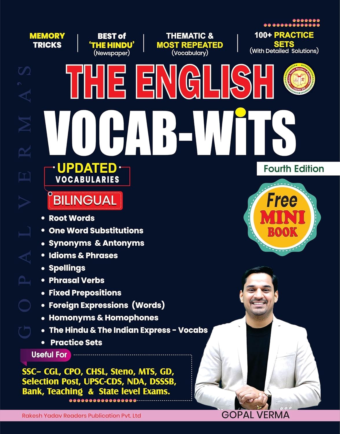 Buy The English VOCAB-WiTS with The Mini Book | SSC-CGL, CPO, CHSL