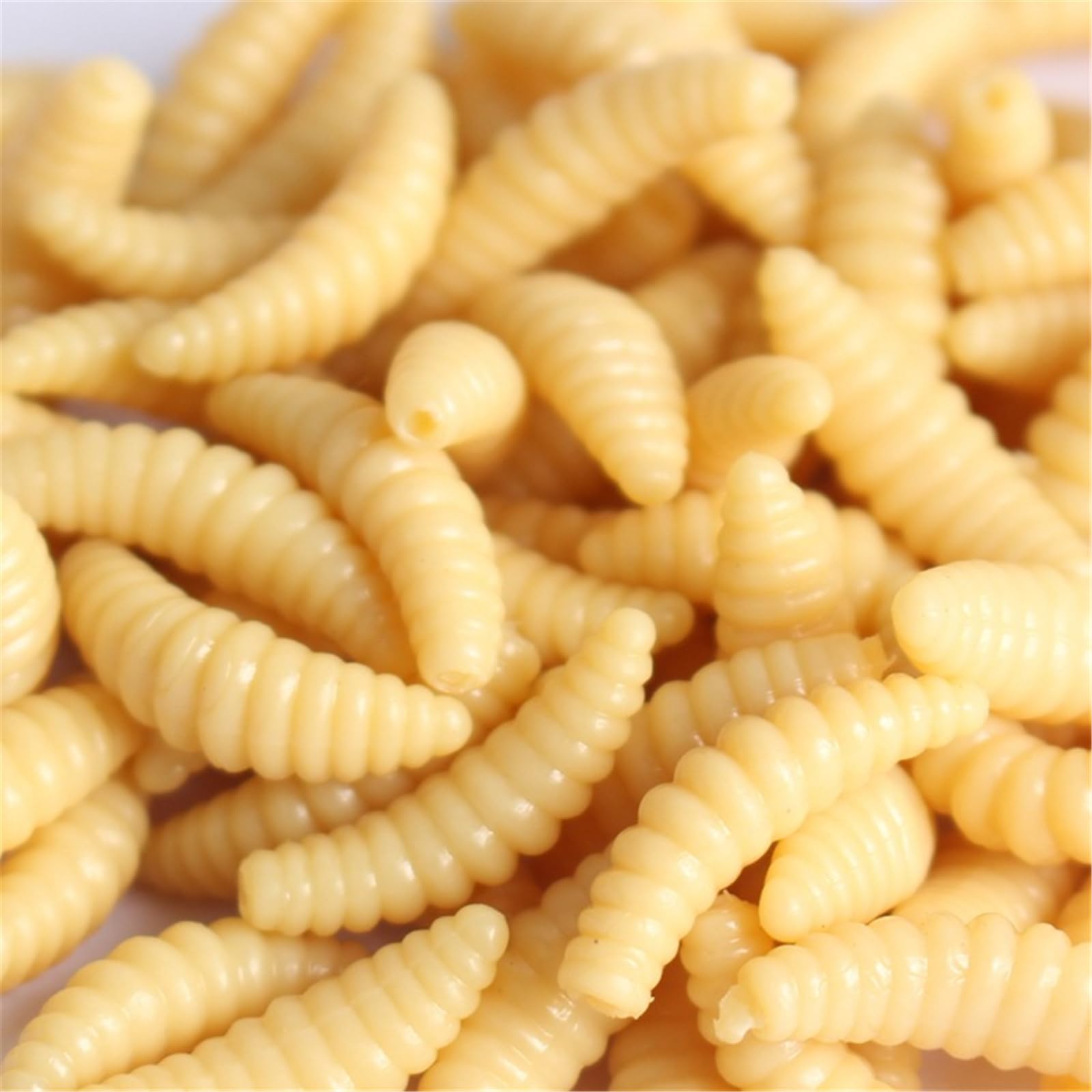 50 esche artificiali da pesca, esche morbide per vermi di pane, vermi e lombrichi