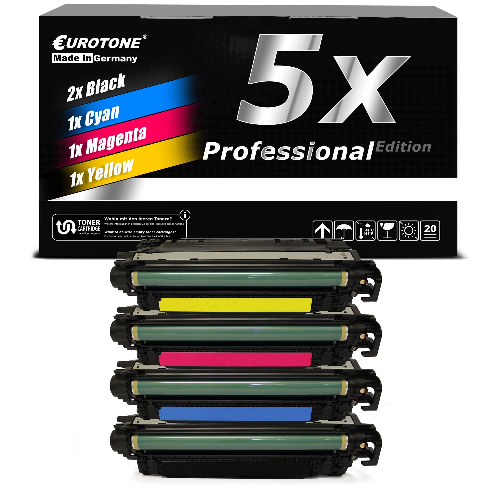 Toner compatible Canon LBP712Cx EuroPro 040 bureau efficace et impressions claires - 7