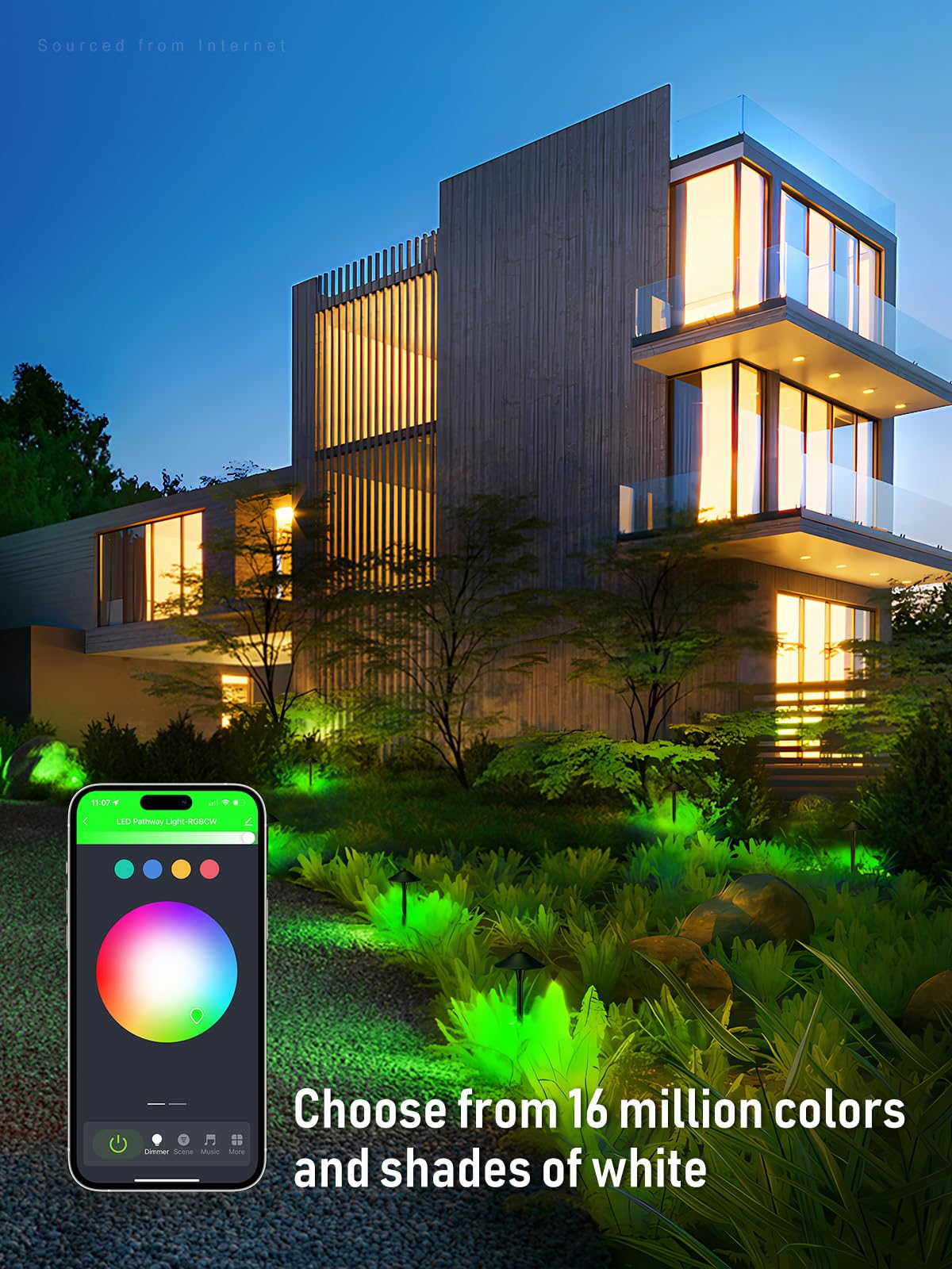 Snapklik.com : Low Voltage Pathway Lights, 200LM Smart LED Landscape ...
