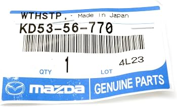 New Genuine Mazda Weatherstrip,Bonnet KD5356770 / KD53-56-770 OEM