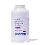 Major Docusate Sodium 250 mg - Extra Strength Stool Softener Laxative Softgels for Constipation Relief - Gentle Stool Softeners for Women, Men, and Kids Ages 12+ - 1000 Count