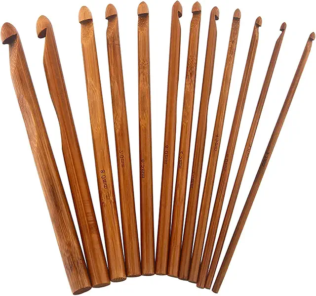 Set de Crochet Bambou 12 Tailles - Idéal Débutants et Experts