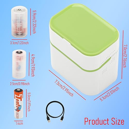 Miniatura 9 de Paquete de 8 baterías recargables AA de litio con cargador rápido, salida constante de 1.5 V, 3600 mWh de alta capacidad de 8 ranuras triple AA de