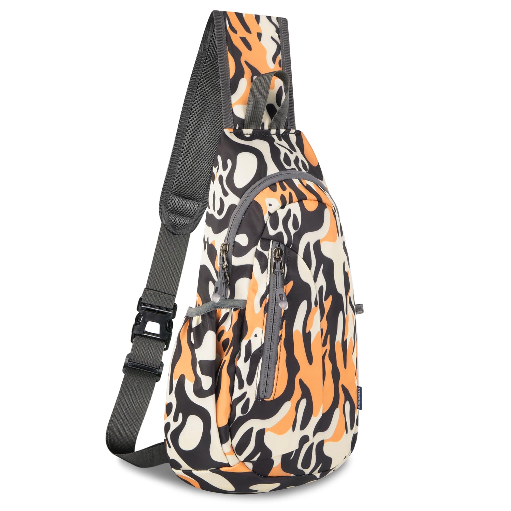 TITECOUGO Small Sling Bag, Lightweight Crossbody Backpack for Men Women, Shoulder Bag for Sports and Outdoor