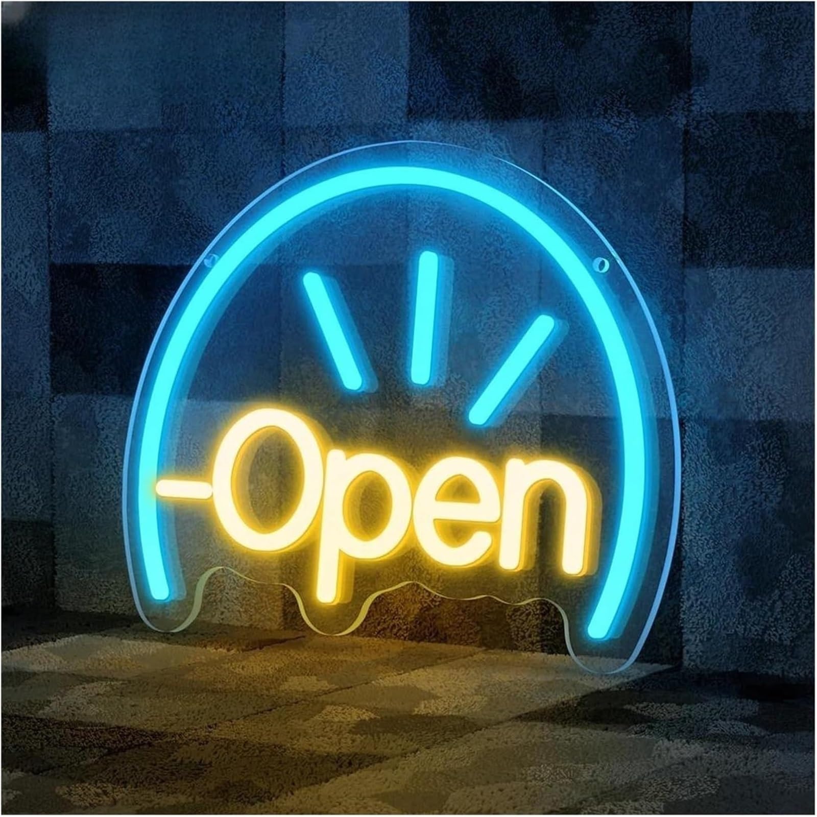 Zynther Neon lamp Open for neon Signs LED Light for Shop Bars Restaurant for Cafe Nail Salons Led Luminous Business